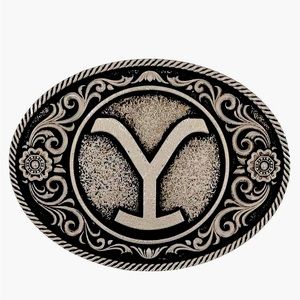 Montana Silversmiths Yellowstone Floral Filagree Belt Buckle
